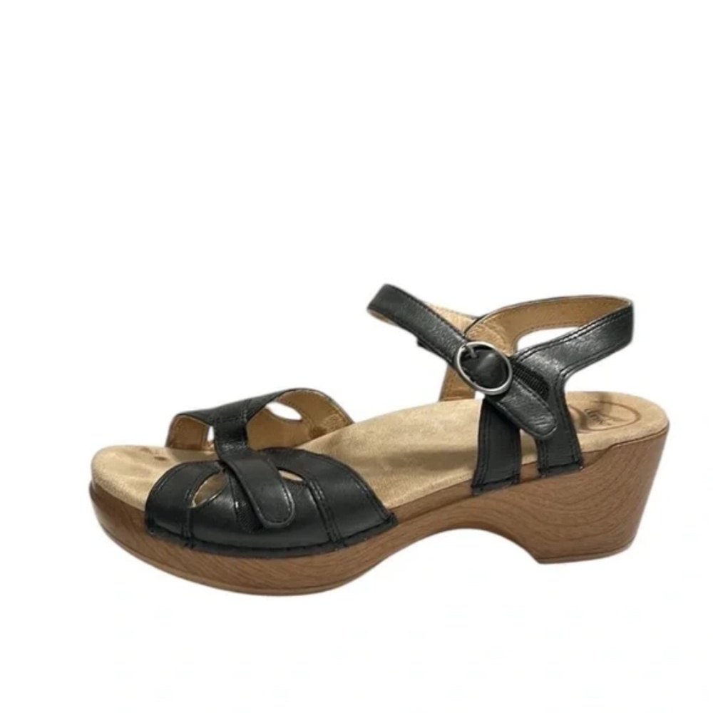 Dansko Season Black Sandals Size 38 - Picture 7 of 10